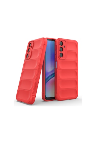 Galaxy A16 Kılıf Esnek Tpu Oyuklu Arka Yüzey Tasarımlı Zore Etnik Silikon Kapak Koyu Yeşil