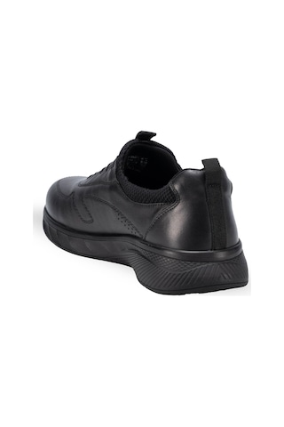 Forelli 46119-h Zagnos Siyah Erkek Hakiki Deri-tekstil Ayakkabı Siyah