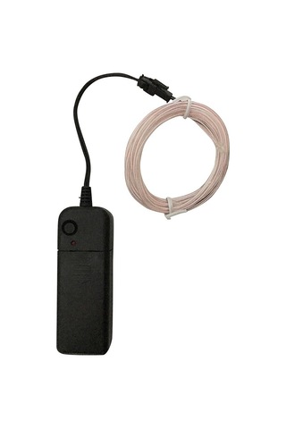 Sones Esnek Led Işık El Tel Dize Şerit Halat Parlayan Dekor Neon Lamba Usb Kontrol 3m Enerji Tasarruflu Maske Gözlük Parlayan Çizgi F277 Beyaz Işık