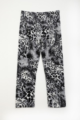 Markapia Kadın Yumuşak Kadife Dokulu Leopar Desenli Pijama Altı Çok Renkli