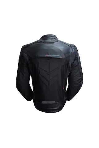 Prosev Falcon Red 4 Mevsim Motosiklet Montu Siyah