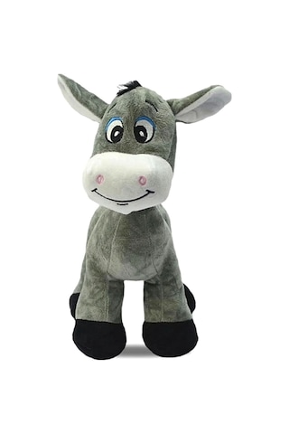 Sevimli Essek 28 Cm - Uyku Ve Oyun Arkadaşı Essek Peluş Oyuncak Gri