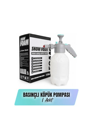 Basınçlı Köpük Pompası 2 Litre Manuel Oto Yıkama Köpük Püskürtücü Foam Sprayer
