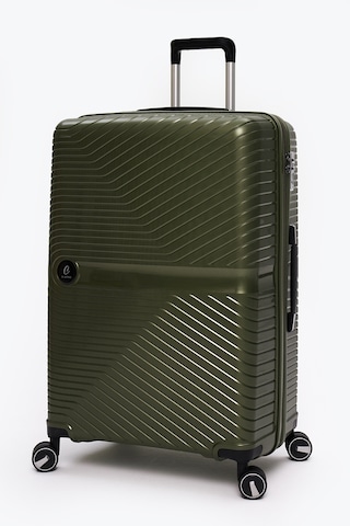 4 Lü Valiz Seti Elatae Exclusive Pro Polipropilen Kırılmaz Büyük - Orta - Kabin Boy Ve Makyaj Haki 5239