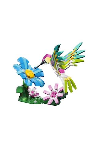 LEGO® Creator 3’ü 1 Arada Vahşi Hayvanlar: Renkli Sinek Kuşu 31384-8 Yaş ve Üzeri Çocuklar için Yaratıcı Oyuncak Yapım Seti (312P)