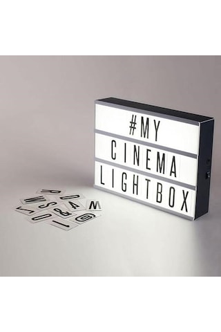 Işıklı Mesaj Panosu Light Box Ledli Tablo Dekorasyon Işıklı