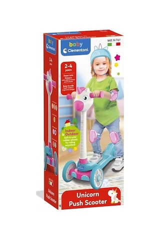 Clementoni Baby Unicorn Push Scooter 17749 Çok Renkli