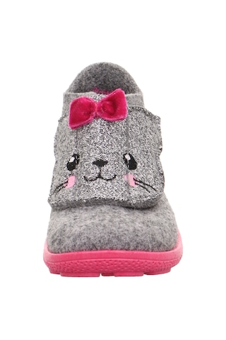 Superfit Happy Octi Kız Çocuk Gri Pembe Keçe Panduf Kedi 006295-2500 Gri - Pembe