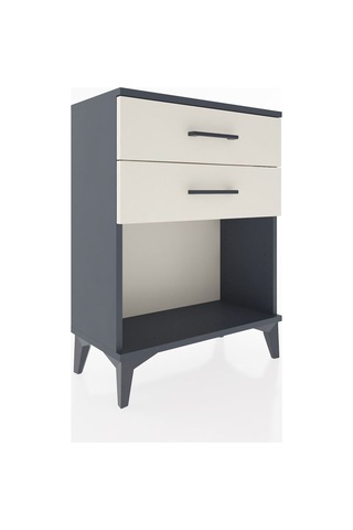 Arges Komodin 4 Çekmeceli 60x30x80 Antrasit-aytaşı Antrasit