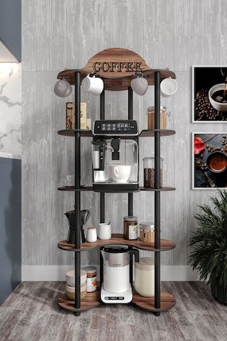 Cortado Kahve Köşesi Ceviz Kahverengi