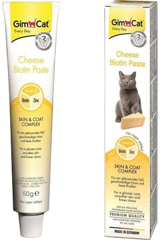 Gimcat Cheese Biotin Paste Peynirli Kedi Macunu 50 Gr
