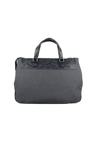 Seyahat Çantası Spor Çanta Unisex Gri Kanvas Kumaş El Valizi Gri