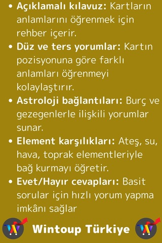 Özel Üretim Psikolojik Kişisel İç Yansıtma Kehanet Açıklamalı Başlangıç Tarot Destesi 78 Kart