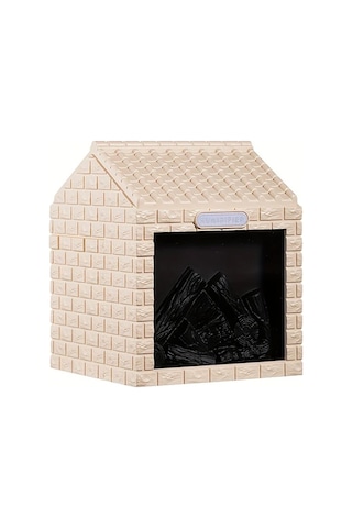 Techbloom 1 Adet Mini Ev Şekilli Nemlendirici Ve Masa Lambası Cream Color Usb İle Çalışan Taşınabilir Hava Nemlendirici Yatak Odası Oturma Odası Ofis Dekorasyonu Için Ahşap