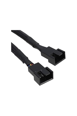 3C Fan Çoklayıcı 2 Port Y Pwm 4 Pin Splitter Çoklayıcı Switch Kablosu 5025