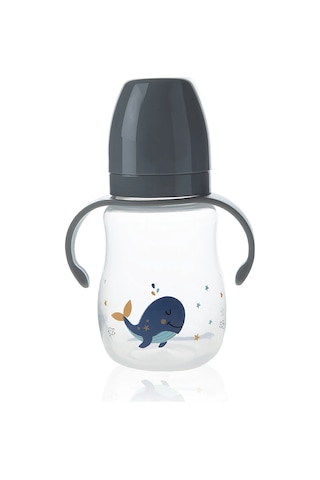 Babyjem Damlatmayan Suluk Alıştırma Bardağı 250 ml Gri