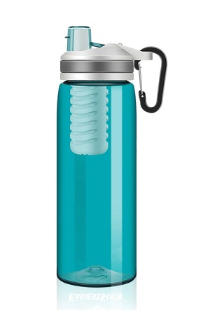 K8636 770 ML Açık Kamp Yürüyüş Bpa İçermeyen Su Filtreli Şişe Su Arıtma Şişesi Fda Sertifikalı - Yeşil