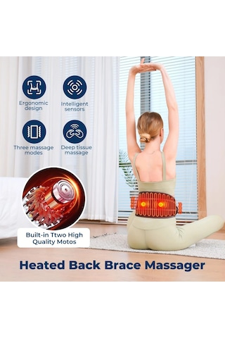 Glr K17 Kablosuz Isıtmalı Bel Kemeri Masaj Modu Ve Ergonomik Tasarım