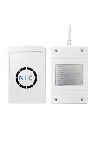 Acr122u 13.56mhz Rfid Okuyucu Yazıcı Usb Kopyalayıcı Nfc Manyetik