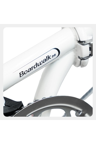 Dahon Boardwalk D8 20 Jant Katlanır Bisiklet 8v Beyaz Siyah
