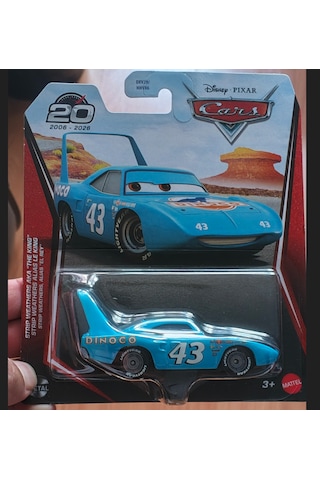 Mattel Disney Pixar Cars 20.yıl Özel Seri Strip Weathers "the King" Dinoco 43 Die-cast Mavi