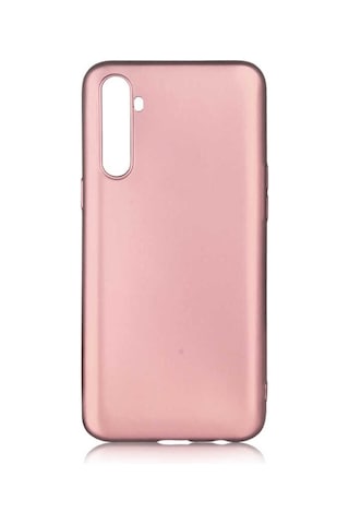 Realme 6 Pro Kılıf Zore Premier Silikon Kapak Rose Gold