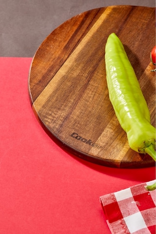 Cooker Lüx 34x24 Cm Akasya Ağacı Kesme Tahtası Kahverengi