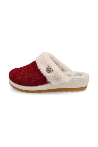 6314-burgundy Terlik/ Panduf Ev Kadın 44 X59 Kr Fly Flot Cloth Woman Slıpper 6314-burgundy