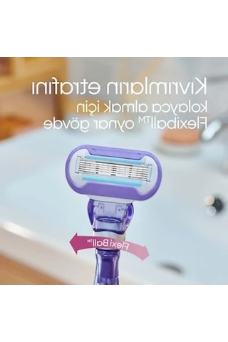 Flexiball Teknolojili Kadın Tıraş Makinesi + Yedek Başlık