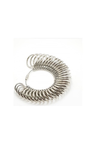 EU Size Metal Yüzük Ölçüsü Öğrenme Hesaplama Aparatı cin322 Metal