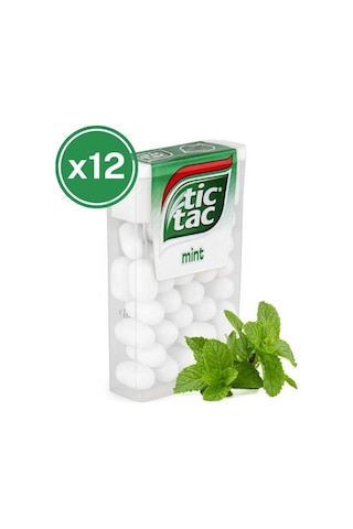Tic Tac Nane Aromalı Şeker 18 Gr. (12 Adet)