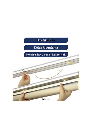 Pratik Zebra Perde Kornişe Takma Aparatı Büyük Boy Kaliteli 10 Adet Diğer