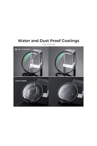 K&f Concept 105mm Nano-x Mc-uv 28 Çok Katmanlı Kaplamaya Sahip Koruma Filtresi 8k Ultra Hd