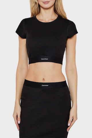 Calvin Klein Bayan Top Lv00qs7349 Ub1 Siyah Siyah