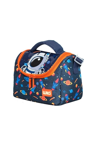 Wia Lacivert Turuncu Astronot Erkek Çocuk Beslenme Çantası - Isı Yalıtımlı Çok Renkli