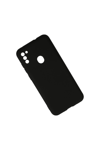 Newface - 59 - Samsung Galaxy Uyumlu A11 Kılıf Nano İçi Kadife Silikon - Csmo-tex - - Siyah