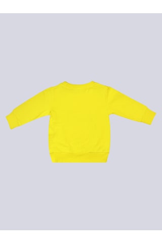 Fenerbahçe Bebek Brush 6 Renk Logolu Sweat Sarı