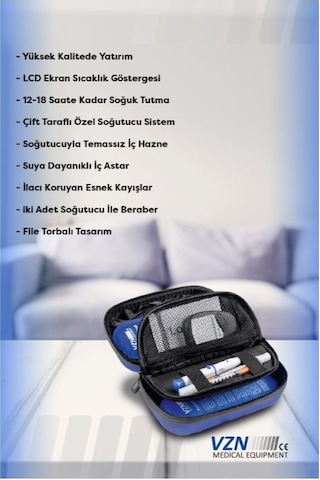 Medikaltec İnsülin Taşıma Çantası Vzn-2114