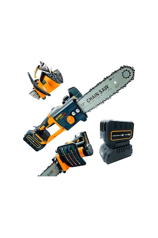 Staxx Brs2100 58v Çift Akülü Yağ Pompalı Dal Budama Büyük Boy