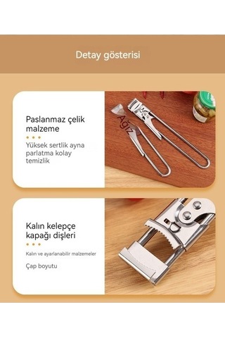 Didadodo Yeni Yaratıcı Şişe Açacağı - Paslanmaz Çelik, Ayarlanabilir, Uzun Saplı, Ev Kullanımı Diğer, Güvenli Açma Sistemi Diğer