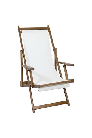 Motoryagmarket Belek Kademeli Ahşap Şezlong Pvc Gerdirme -Dayanıklı Ve Rahat