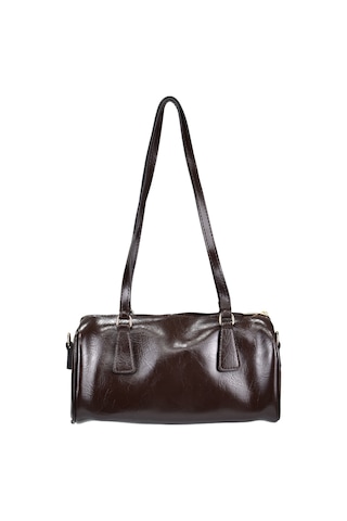 Kadın Silindir Baget El Ve Omuz Çantası Acı Kahve Acı Kahverengi