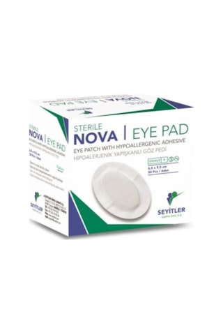 Nova Ped Yetişkin Göz Kapama Bandı Göz Pedi 6.5 x 9.5 CM 50 Adet Nova Ped Yetişkin Göz Kapama Bandı Göz Pedi 6.5 x 9.5 CM 50 Adet