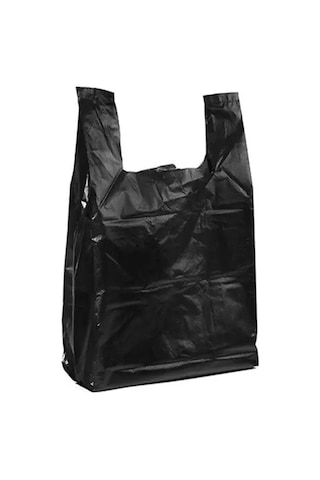 Hışır Kalın Atlet Büyük Boy 1 Kg Siyah Poşet Çöp Poşeti
