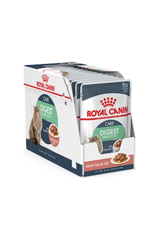 Royal Canin Digest Sensitive Gravy Pouch Yetişkin Kedi Yaş Maması 12 x 85 G