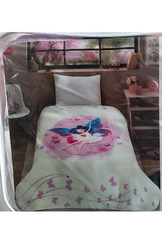 Özdilek Prime Tek Kişilik Çocuk Battaniye 155x215 -fairies Yeni Krem