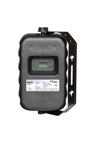 Dexun Siyah Sütun Hoparlör 30w Hat Trafolu 70/100v Duvar Tipi Hoparlör - 9012680088538