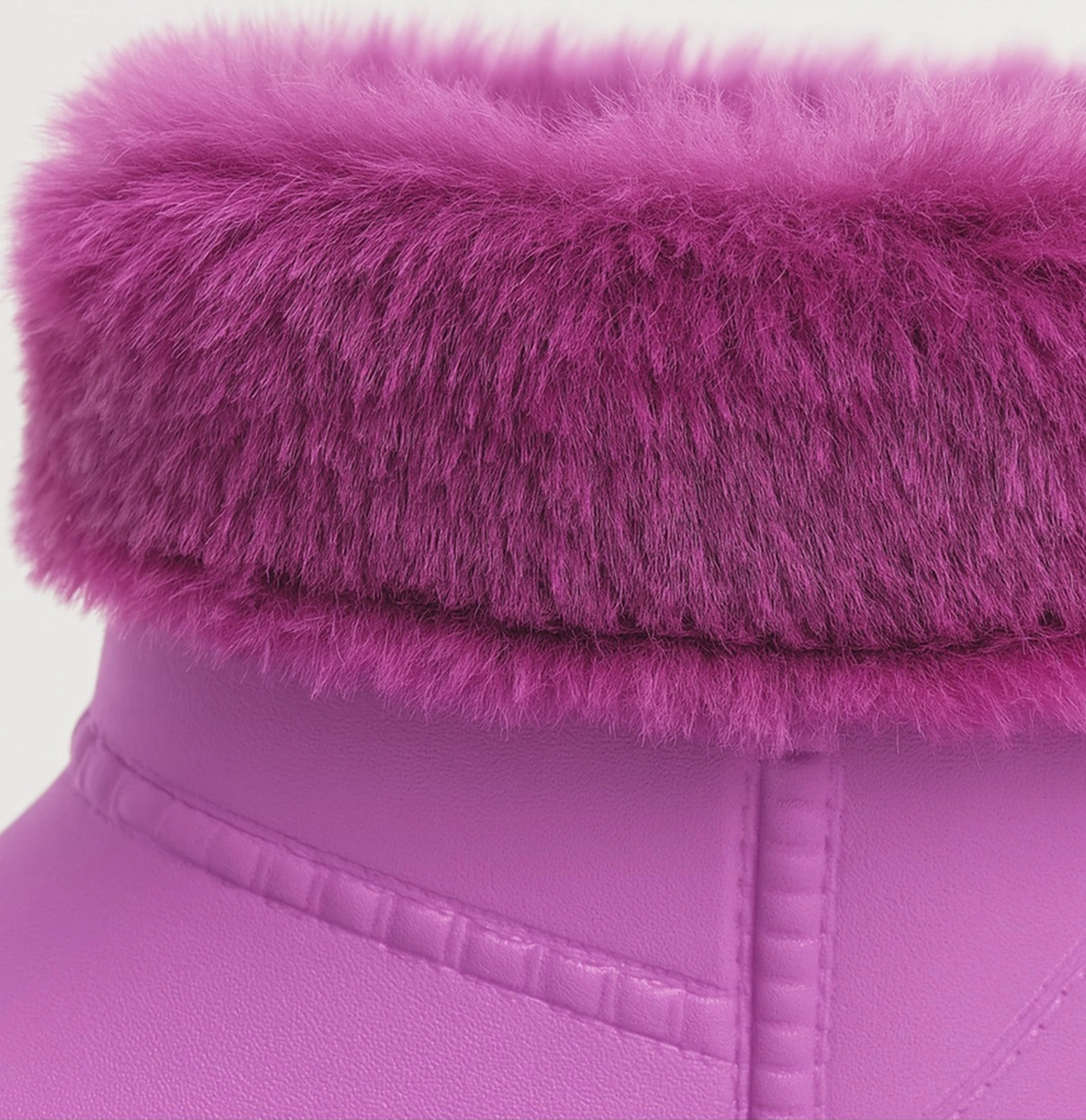 Çocuk Kışlık Kar Yağmur Botu Su Geçirmez, Peluş Astarlı, Eva W10290-225 Tokio Borreguito Modeli Mor-lila