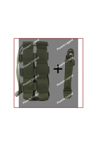 Fosenze Yeşil Askeri Tornado Su Kuşağı Çantası - Dış Mekan Dağcılık Çanta, Çift Fonksiyonlu Omuz Kayışı İle Yeşil