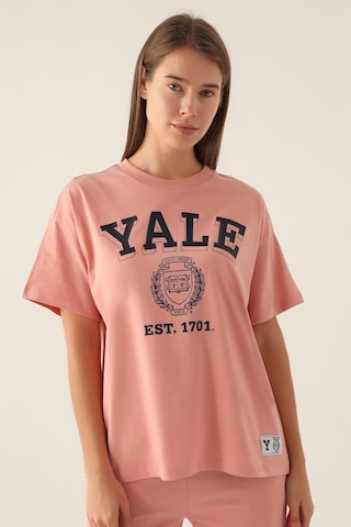 Yale Comfortable Pembe Kadın T-shirt 5274-42819 Pembe